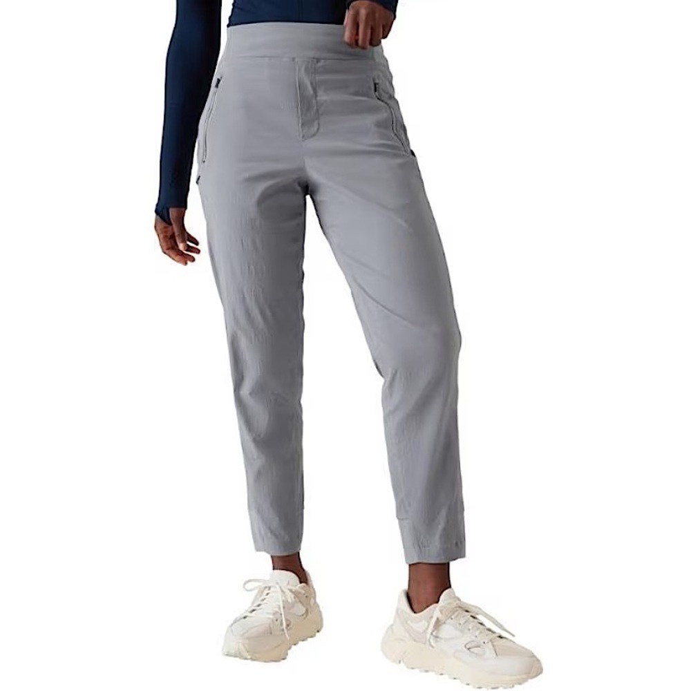 Athleta Light Gray Track Joggers